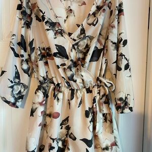 3/4 Sleeve Romper‎